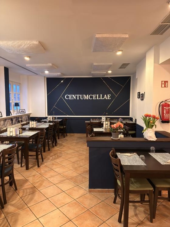 Gemütliches Interieur des Restaurants Centumcellae in Schleswig-Holstein, Gastgeber beim Kochsternstunden Wettbewerb der Kieler Nachrichten.